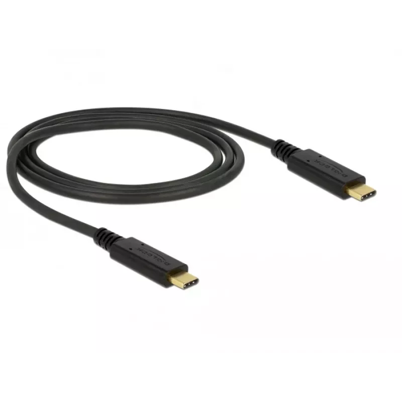 USB-Kabel DeLOCK 83661 USB 3.2 Gen 2 1m USB-C Schwarz