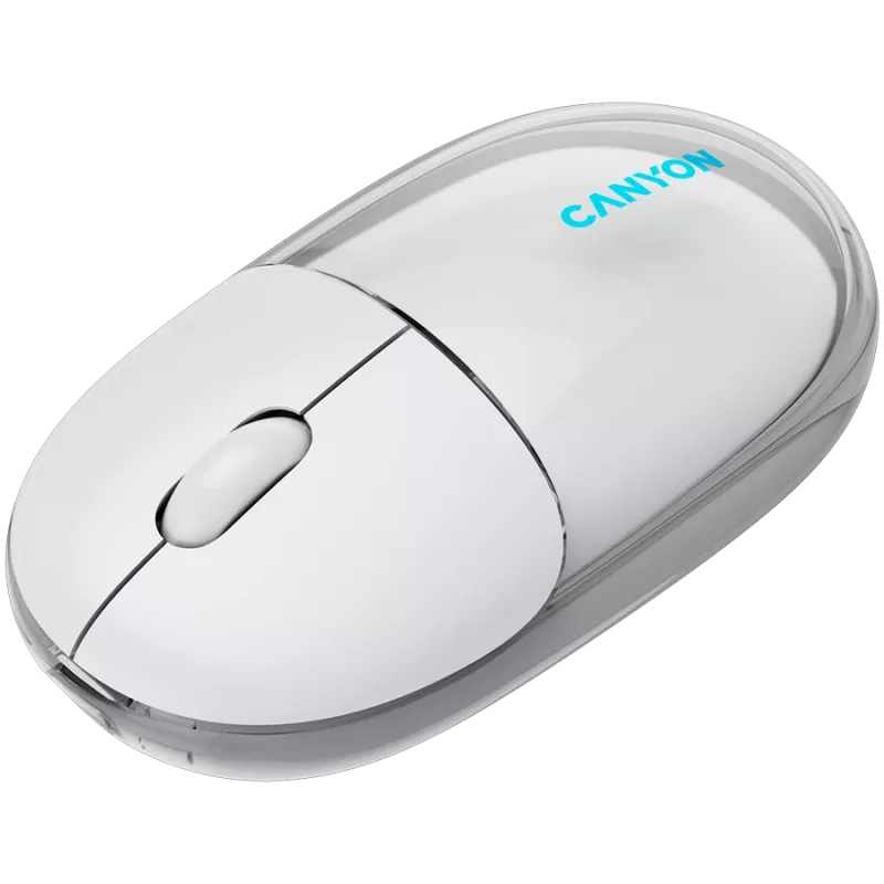 CANYON Maus OnClick 24 BT/ Wireless Transparent/Weiß