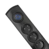 Überspannungsschutz Qoltec 50113 Schwarz 8 AC-Ausgänge 230 V 1,8 m