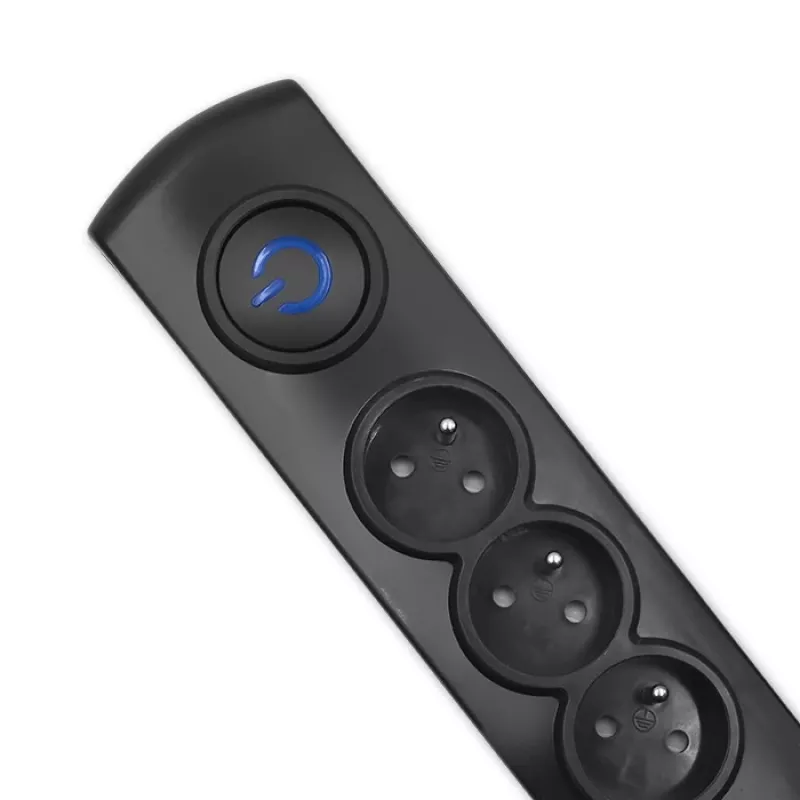 Überspannungsschutz Qoltec 50113 Schwarz 8 AC-Ausgänge 230 V 1,8 m