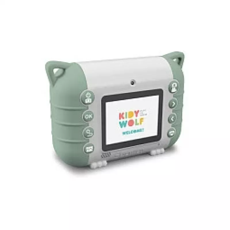 Kinder-Digitalkamera KIDYWOLF Kidyprint Grün Weiß