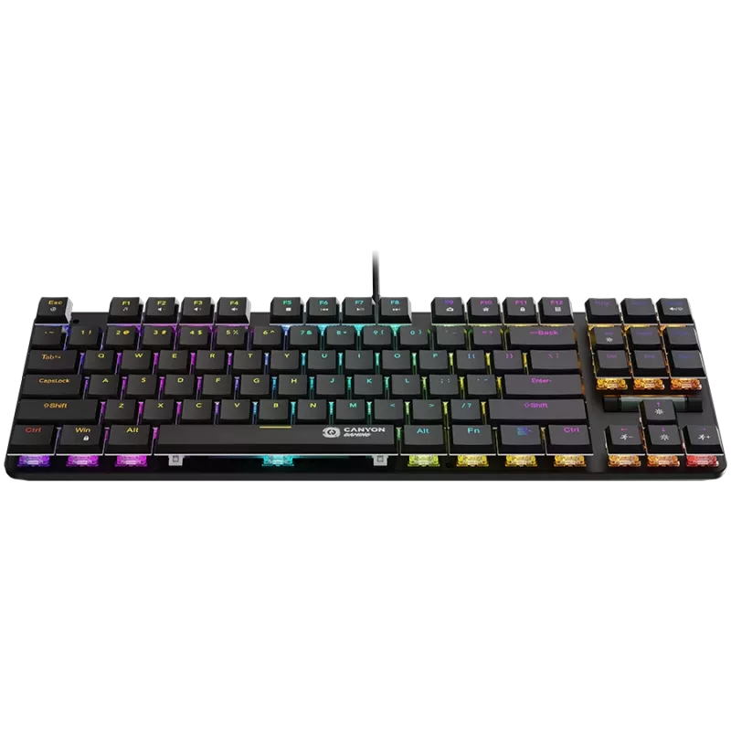 CANYON Tastatur Cometstrike TKL GK-50 EN/RU Kabelgebunden