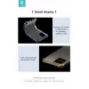 Soft case Devia für iPhone 12 Pro Max — stoßfestes Glitzer-Silber