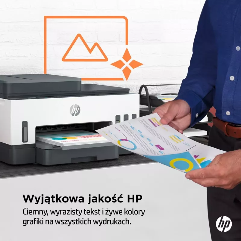 HP Smart Tank 750 Multifunktionsdrucker, Tintentank, Farbe, WLAN, Smart App, Duplex, ADF, automatischer Vorlageneinzug