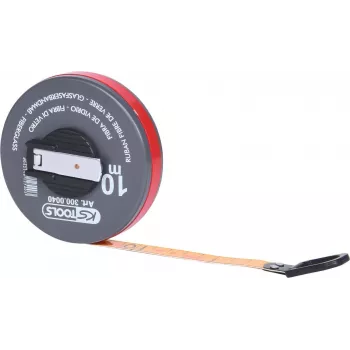 Maßband ks tools 300.0040 — 10 m Kunststoffband, einziehbares Gehäuse