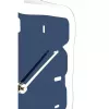 NeXtime Wanduhr 3072bl Thumbs up, 40,5x41,5 cm, Wand, Blau/Silber