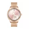 Smartwatch Colmi L28 mit goldenem Gehäuse und goldenem Edelstahlarmband