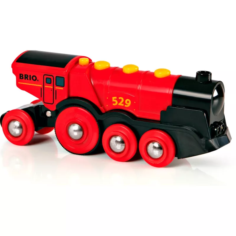 BRIO 33592 batteriebetriebener Zug schwarz/rot