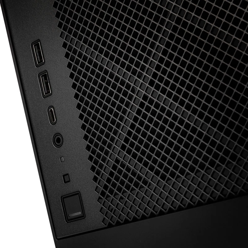 SilverStone ALTA G1M - MicroATX-Tower - Micro-ATX - kein Netzteil (SFX12V/SFX-L12V) - Schwarz - USB/Audio