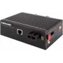 Intellinet Industrieller Fast Ethernet Medienkonverter, 100Base-TX auf 100Base-FX (SC) Single-Mode, 20 km, IP40-Metallgehäuse, DIN-Schienenmontage