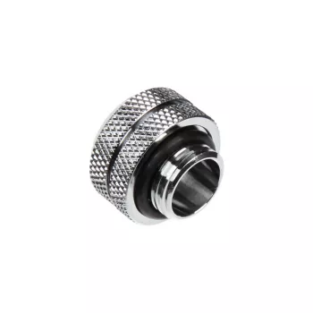 Bitspower Multi-Link Adapter, gerade, G1/4 Zoll AG auf 12 mm AD Hardtube – Silber glänzend