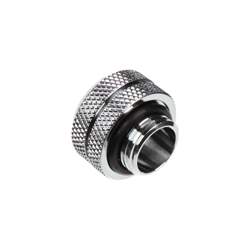 Bitspower Multi-Link Adapter, gerade, G1/4 Zoll AG auf 12 mm AD Hardtube – Silber glänzend