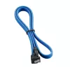 CableMod ModMesh - SATA-Kabel - Serial ATA 150/300/600 - SATA (W) rechtwinklig auf SATA (W) - 60cm - Hellblau (CM-CAB-RSAT-N60KLB-R)
