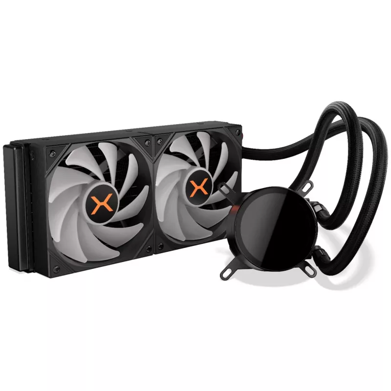 HydroX 240 ARGB, Flüssigkeitskühlung schwarz