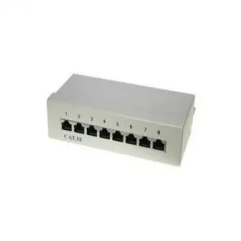 Patch Panel S/CONN 75058 Mini Cat5e Grau