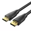 DisplayPort-1.4-Kabel Vention HCCBI, 3 m, 8K@60Hz / 4K@120Hz, 80 Gbit/s, vergoldete Kontakte, schwarz