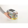Ariete 155 Toaster Positano, 810 W, 2 Scheiben, 6 Bräunungsstufen, Krümelschublade, Auftaufunktion, automatische Auswurf, ohne Zangen