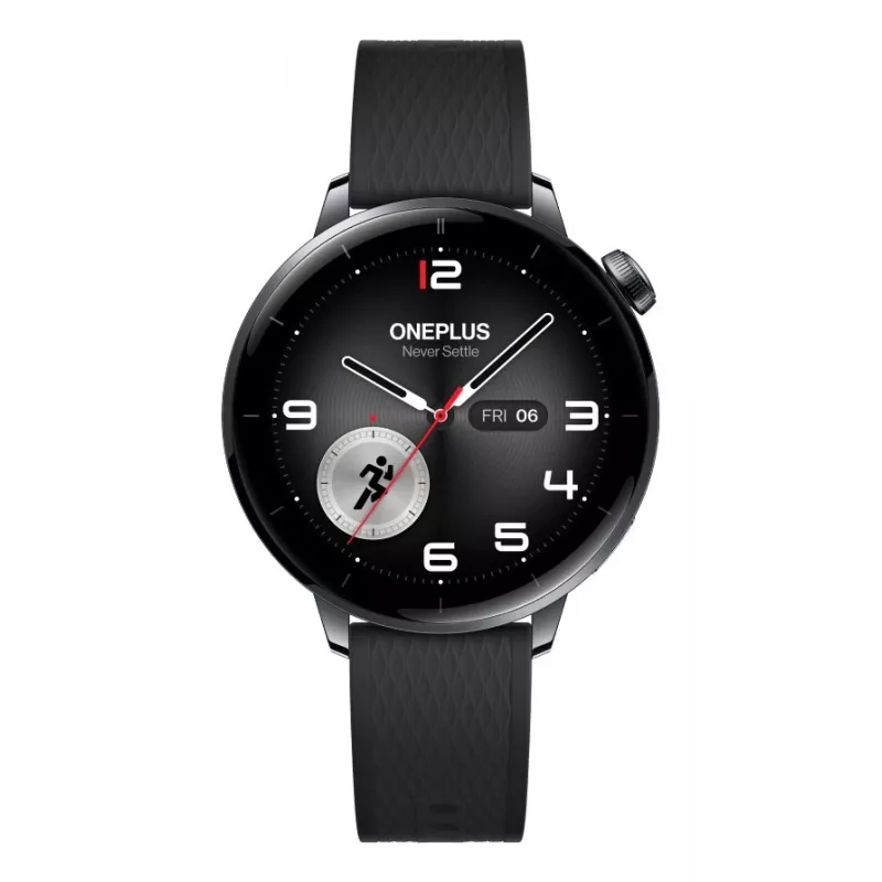 Smartwatch ONEPLUS Watch 3 43mm — 1,32 Zoll AMOLED, Snapdragon W5, GPS, NFC, IP68, 5 ATM, 354 mAh, Edelstahlgehäuse