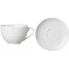 Porzellan-Cappuccino-Untertasse ritzenhoff & breker Snap BIANCO — spülmaschinenfest