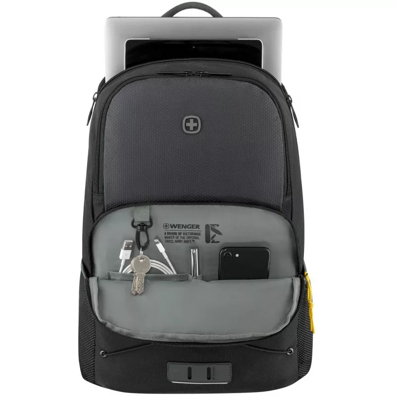 WENGER Next 23 Trayl 39,62 cm 15,6 Zoll Laptop-Rucksack mit Tablet-Fach Gravity Schwarz