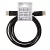 DisplayPort-Kabel SAVIO CL-136, DisplayPort Stecker–Stecker, 2 m, DP 1.2, vergoldete Kontakte, schwarz