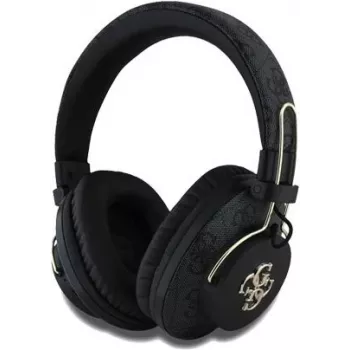 GUESS Wireless Bluetooth Headset 4G Metal Logo Schwarz, GUBHS72P4FC4MK, Universal (GUBHS72P4FC4MK)