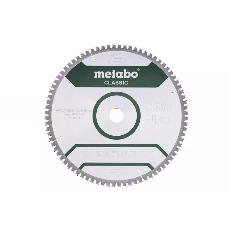 Kreissägeblatt Metabo 628286000 30,5 cm