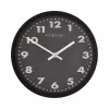 NeXtime Uhr 2906ma Mercure, Ø 25 cm, Wand, Schwarz