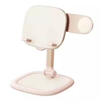 Tablet- und Telefonständer Baseus Seashell Series Pink – höhenverstellbar, leicht