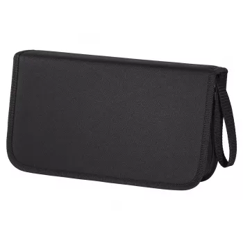 Hama Nylon-Tasche 104 CDs, 104 Discs, Schwarz, Nylon