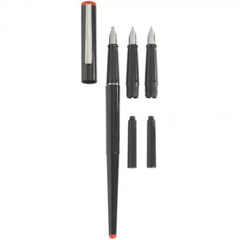 Kugelschreiber + Füllfederhalter Herlitz 8623001 Schwarz 5 Stück