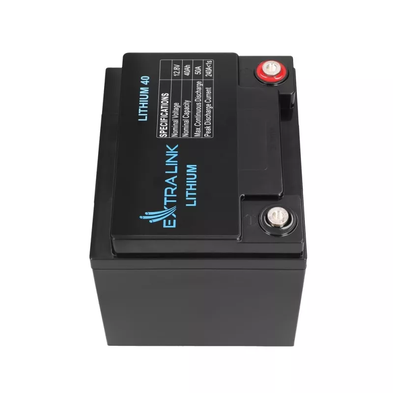 Extralink Akkumulator LiFePO4 40AH 12,8 V BMS Batterie 40000 mAh