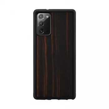 Schutzhülle Man and Wood für Samsung Galaxy Note 20 — Ebenholz Schwarz
