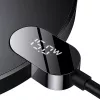 Baseus CCED000001 Ladegerät für Mobilgeräte Kopfhörer, Smartphone Schwarz USB Kabelloses Laden für den Innenbereich