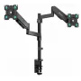 Wandhalterung ONKRON G140-B für 13–32 Zoll Monitore, schwarz, VESA-kompatibel
