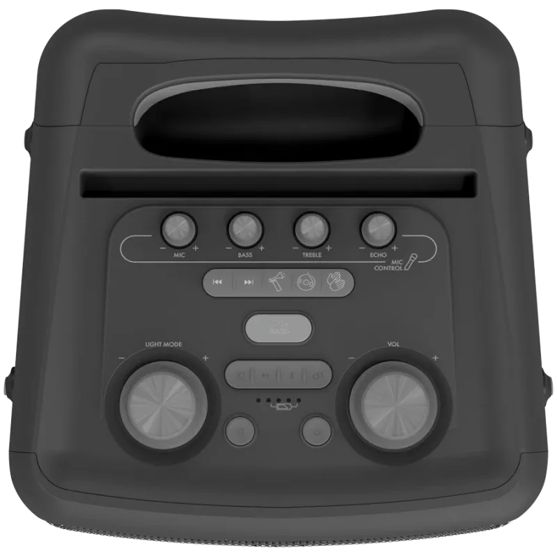 Party-Lautsprecher KLIPSCH Vegas — kabelgebunden & kabellos, Tieftöner 13,3 cm, 49–20000 Hz, 95 dB, batteriebetrieben, schwarz