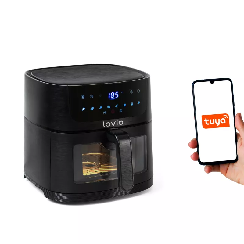 Lovio LVAF002BK PureFry XL Smart 6L Schwarz