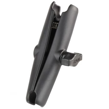 Tablet/Gerät Doppelbuchsenarm RAM Mounts RAM-B-201U-C, Aluminium, Kugel 2,54 cm, Höhe 152,4 mm, schwarz