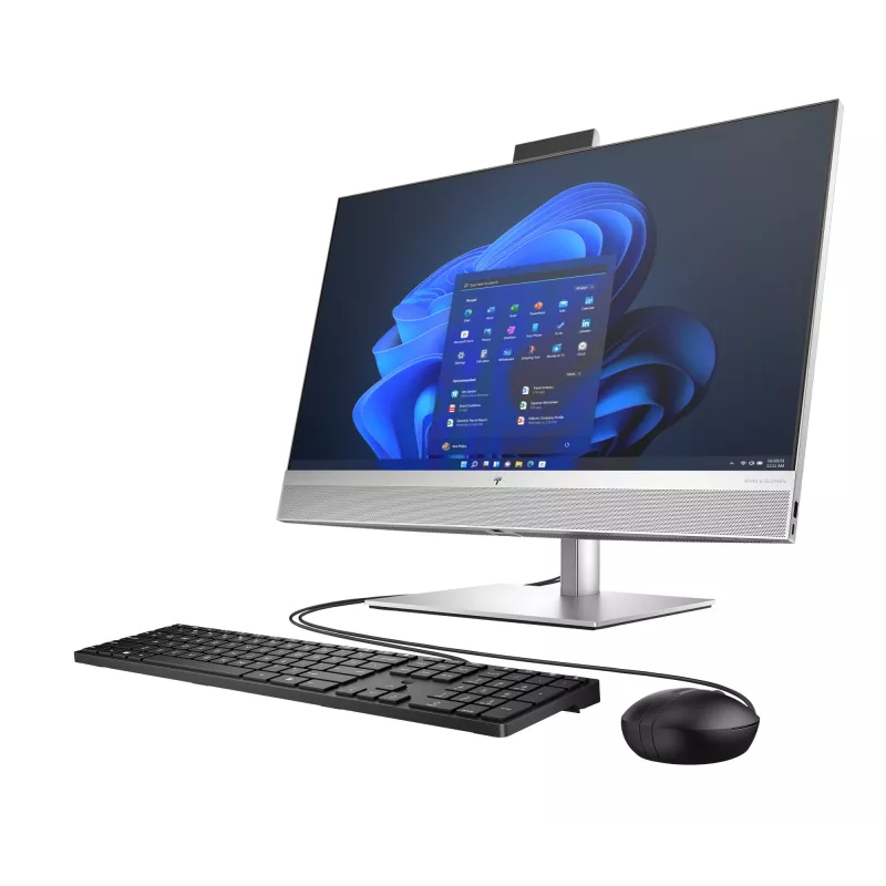 HP Elite 870 G9 AIO All-in-One - i5-14500, 16 GB, 512 GB SSD, WLAN, 27 Zoll QHD, entspiegelt, höhenverstellbar, USB-Maus, Windows 11 Pro, 3 Jahre