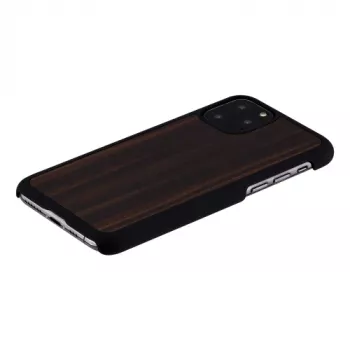 Handyhülle man and wood für iPhone 11 Pro – Ebenholzschwarz, harte schützende Rückabdeckung
