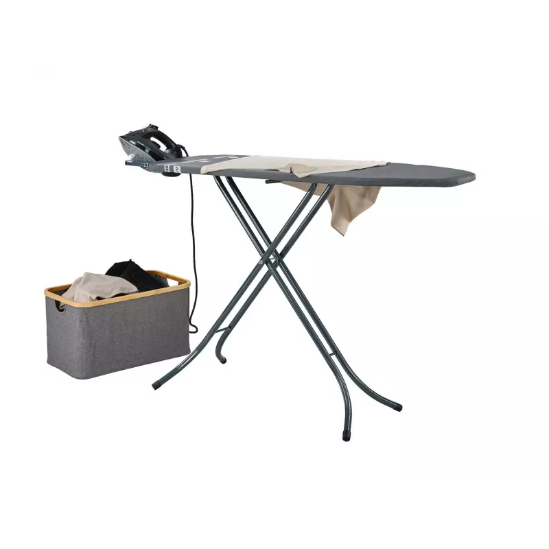 Full-size ironing board Leifheit 72486 — board 1200 x 380 mm, height 690–880 mm, weight 4.6 kg