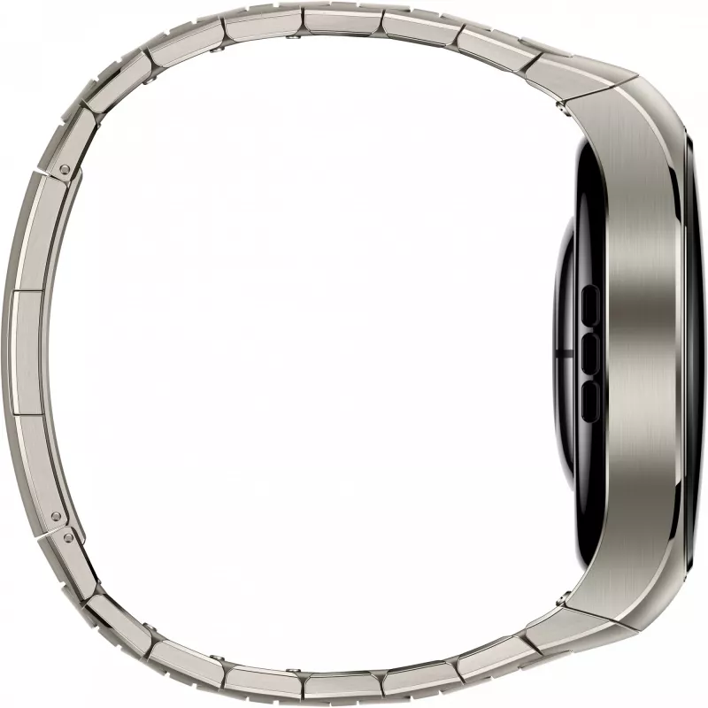 Smartwatch HUAWEI WATCH 5, 1,5 Zoll AMOLED, 466×466, 46 mm Titangehäuse, Wi‑Fi, GPS, Silber