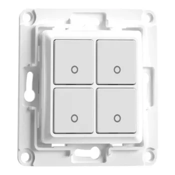 Wandschalter Shelly 4 Weiß Steuerungstyp Tasten Kompatibilität Shelly 1 Shelly i4 Shelly 2.5 Shelly Plus-Serie