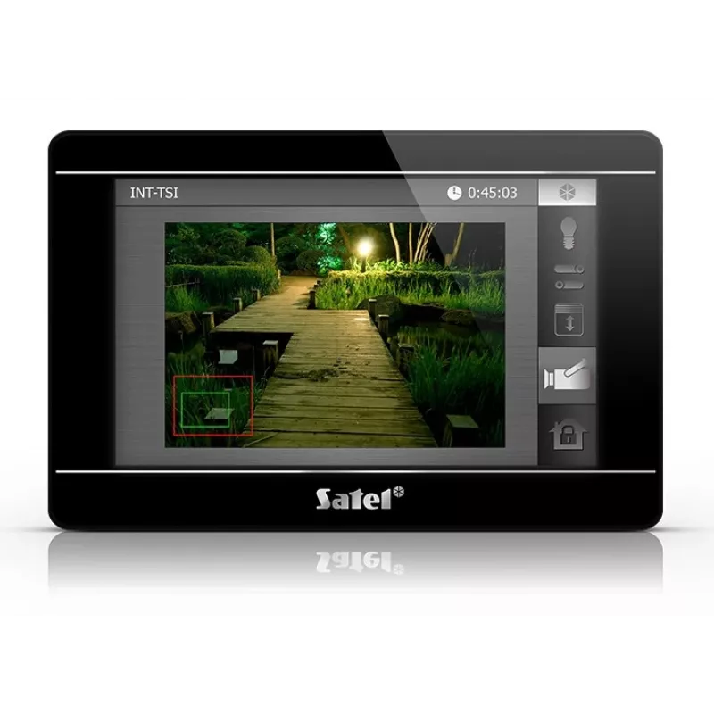 Touchscreen-Bedienteil SATEL INT-TSI-B 7-Zoll LCD-Wandbedienfeld für Sicherheitssysteme
