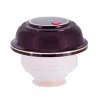 Isolierflasche ROTPUNKT 330-16-04-0 1 L, Kirschrot, hält heiß 24 h, kalt 36 h