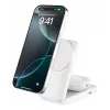 Belkin UltraCharge 25W Qi2 2-in-1 faltbare kabellose Ladestation, Weiß (WIZ038KQWH)