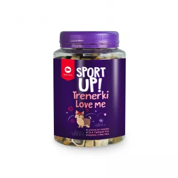 Hundesnacks MACED Sport Up! Love Mix Junior 300 g — fischgeschmackliches Trainingsleckerli für Welpen