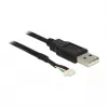 USB-Kabel DeLOCK 1,5 m USB2.0-A/5p Schwarz