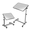 Nachttisch HERDEGEN EASY Modell 421000 – kompakter Beistelltisch, höhenverstellbar 70–105 cm, Tischplatte 600×400 mm, neigbar 0–90°, 4 feststellbare Rollen, maximale Belastbarkeit 10 kg