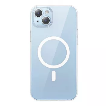 Baseus Crystal Series Magnetic Case für iPhone 14 Plus + gehärtetes Glas